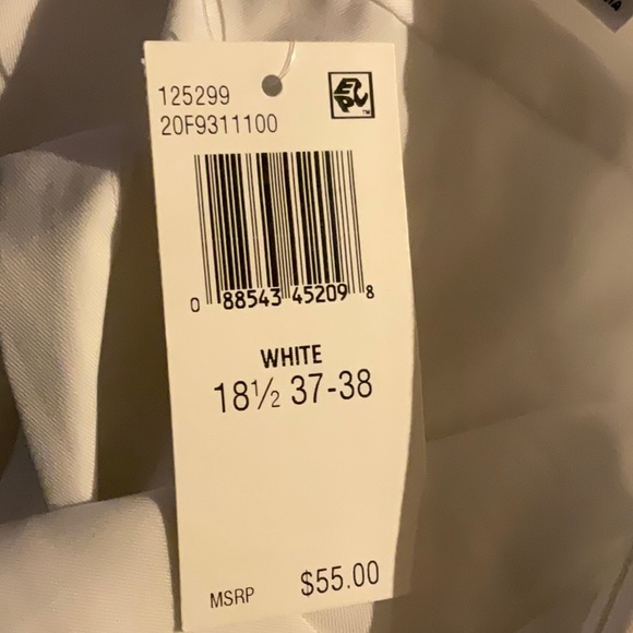 NEW Van Heusen Flex Collar Tall 18 1/2 37/38 Made in Indonesia - Picture 4 of 4